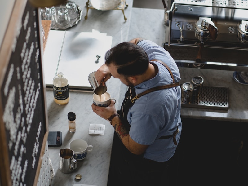 Coffee being prepared for a social event