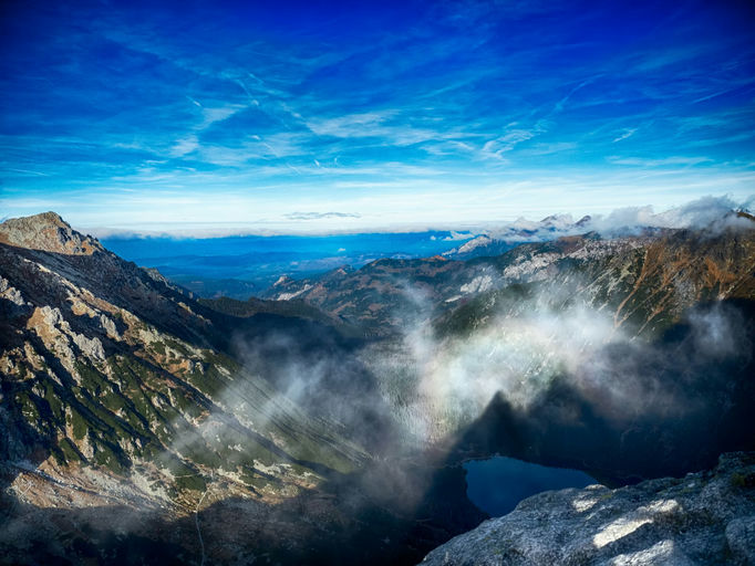 Mountain landscape in the Tatra region