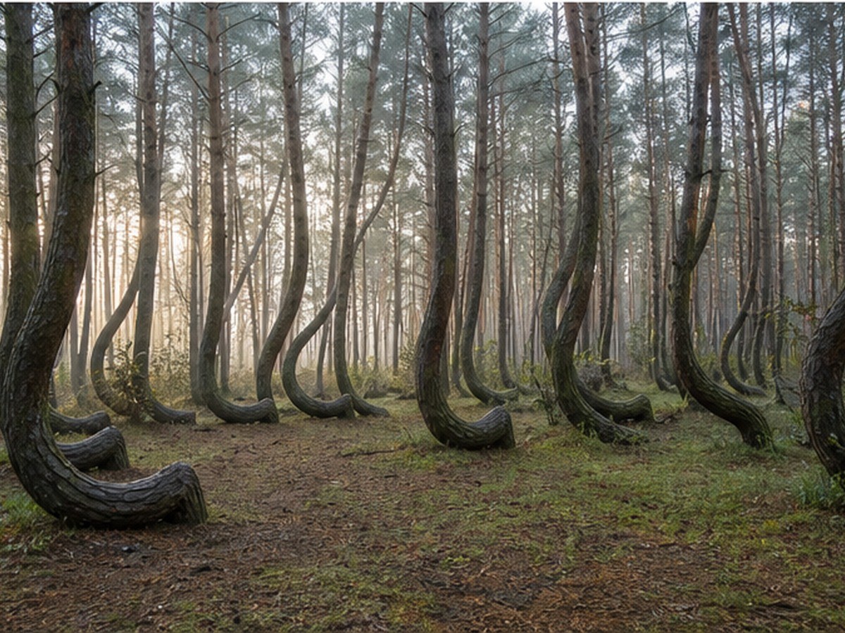 Nature’s Illusion – The Crooked Forest in Nowe Czarnowo